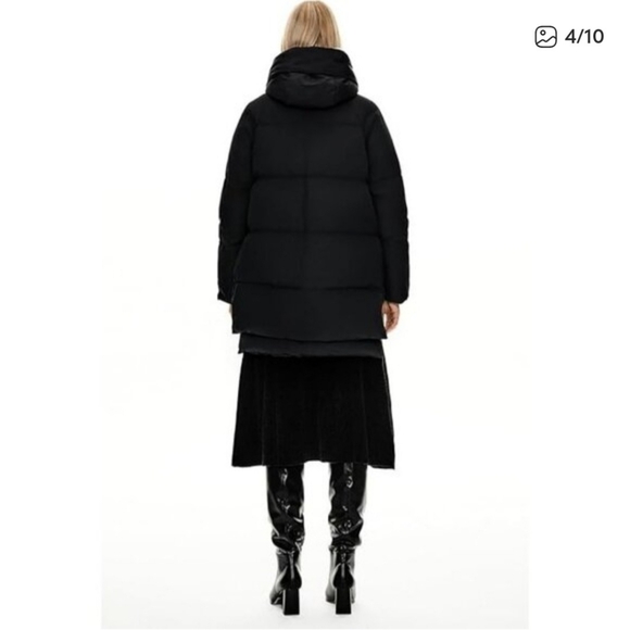 Orolay Thickened Down Jacket Black Winter Snow Coat Large Viral Coat Warm - Picture 6 of 16